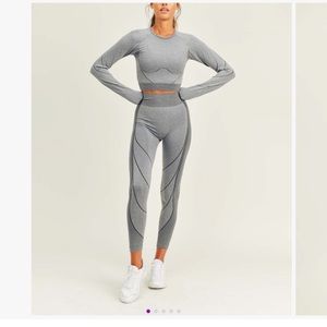 Gray Workout Outfit- Kimberly C